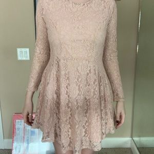 Light Pink Lace Dress